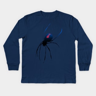 Black widow Kids Long Sleeve T-Shirt